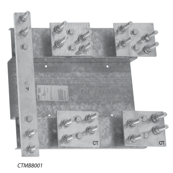 HOFFMAN CTMB4001LS Mounting Base, 1 Phase, 400A, Steel | CH8HKC
