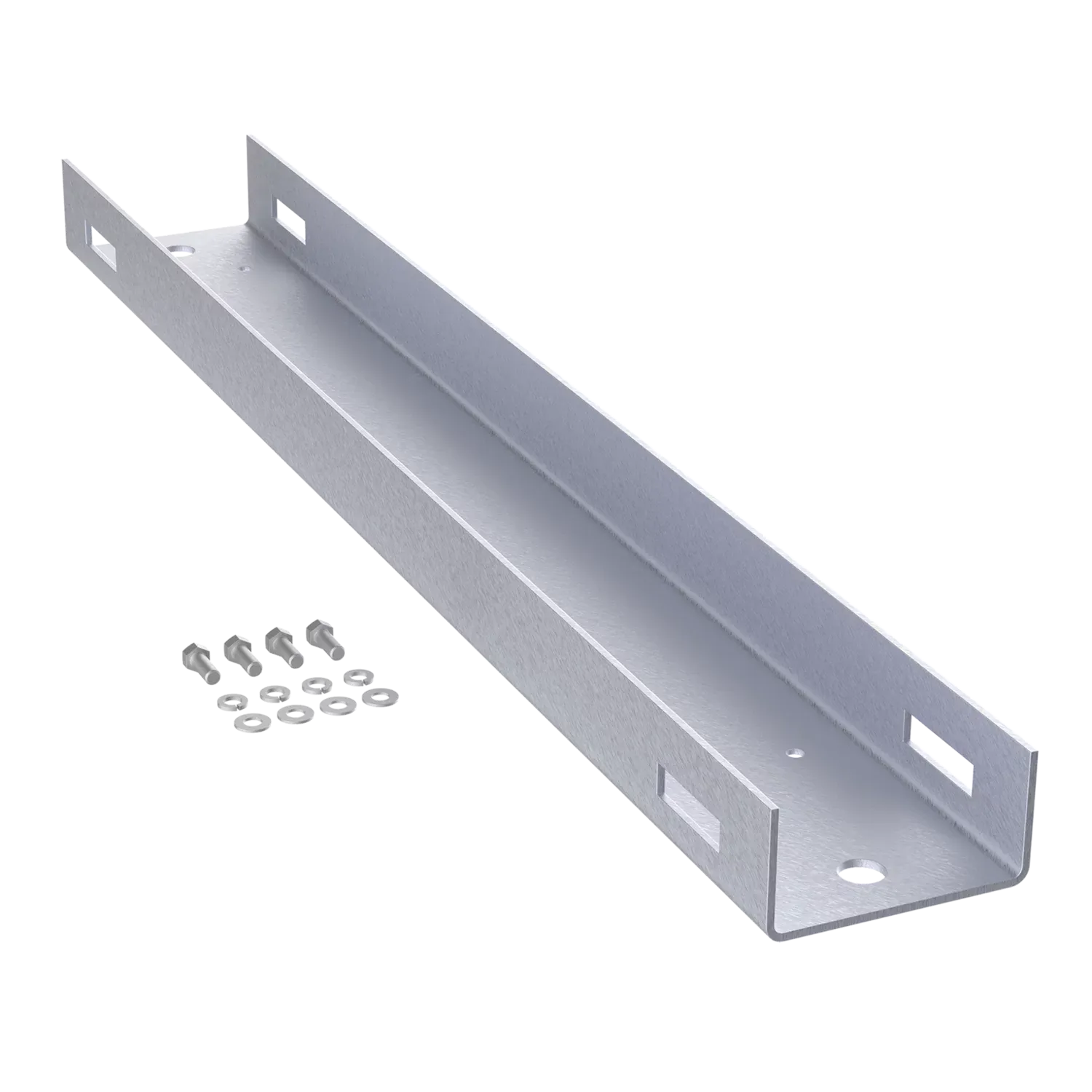 HOFFMAN EPMC9 Pole Mount Channel, Fits 900mm Size, Gray, Aluminium | CH8JPG