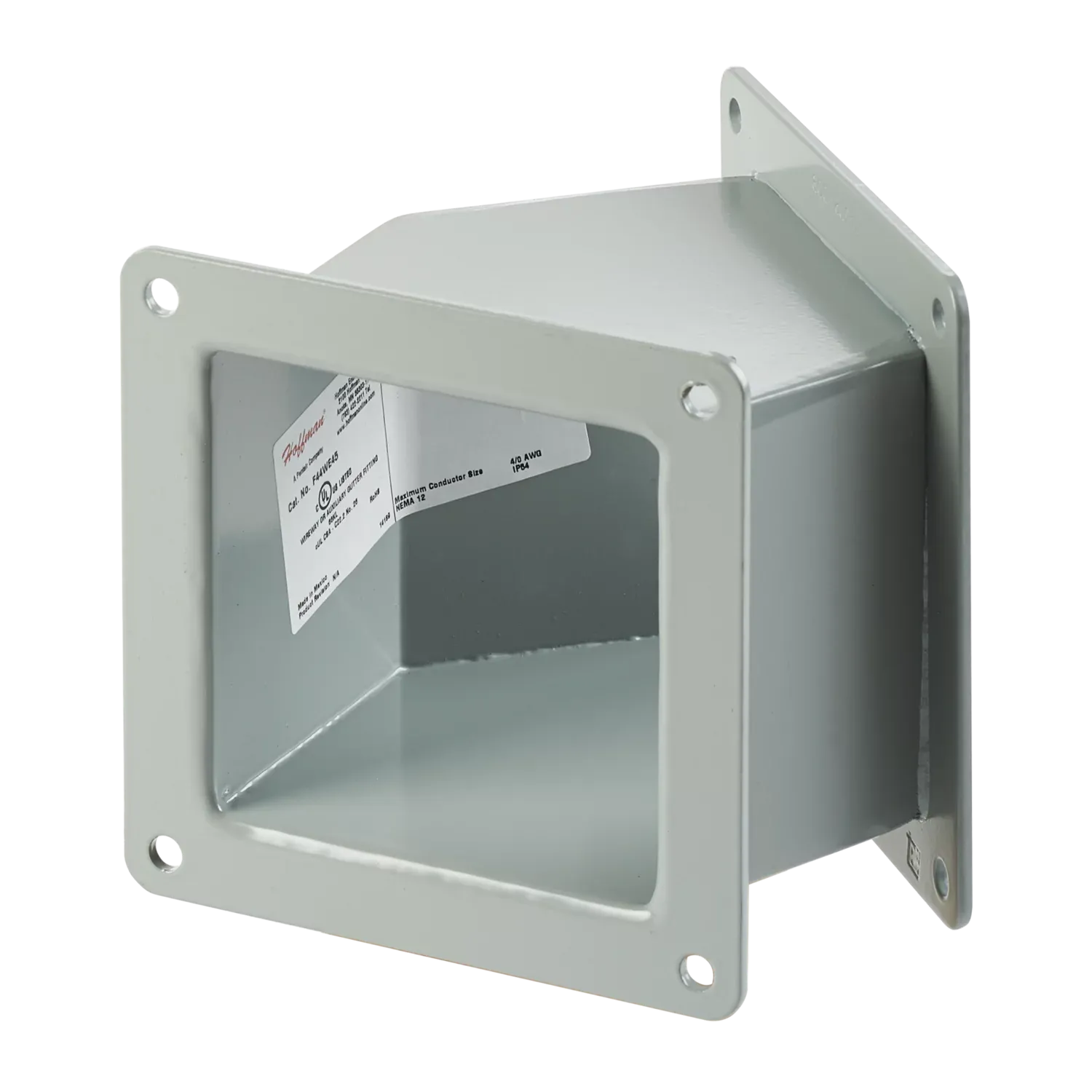 HOFFMAN F88WE45 Elbow, 45 Degree, 8 x 8 Inch Size, Gray, Steel | CH8LCN