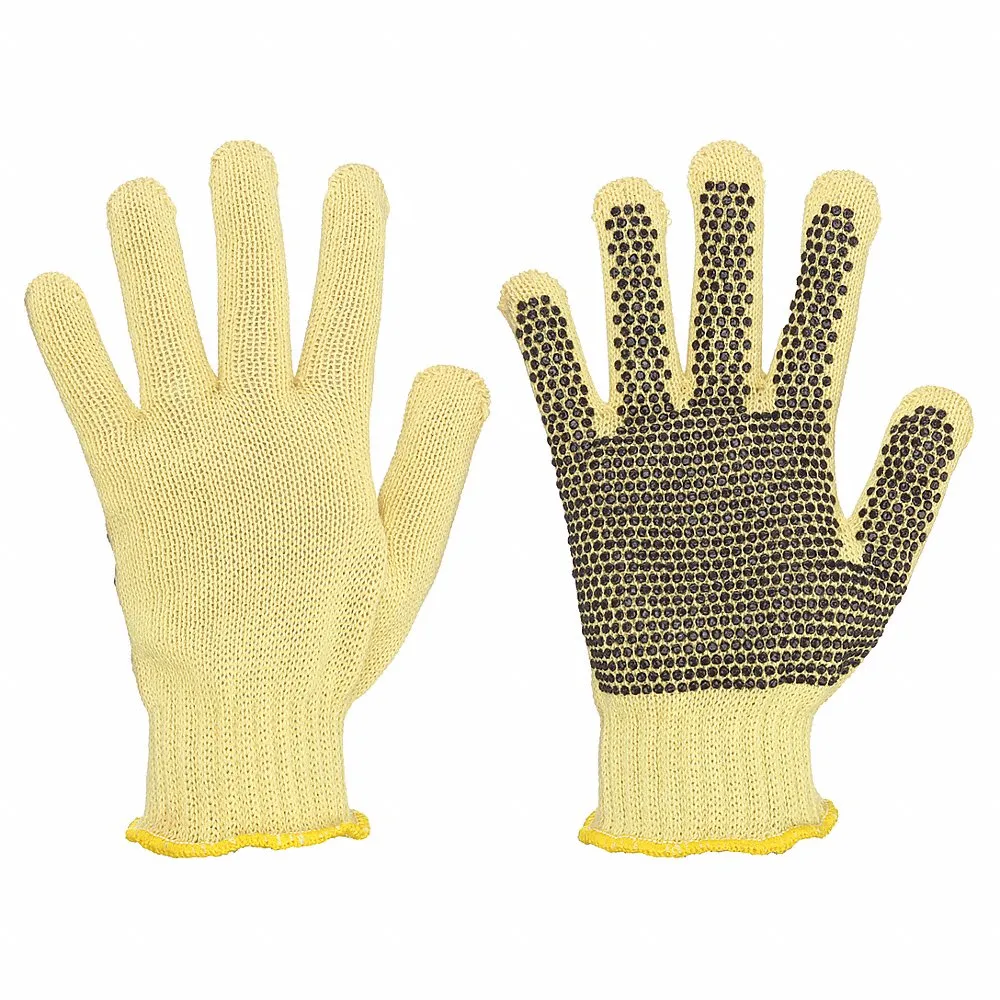 Coated Gloves, Palm, Pvc, Dotted
