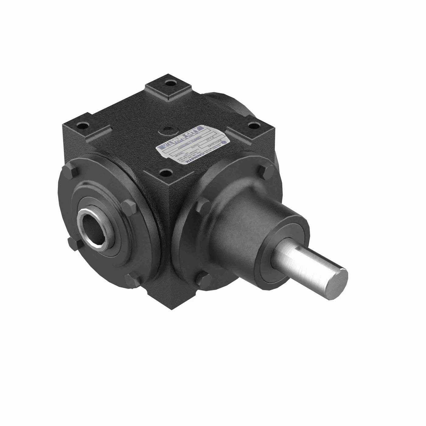 HUB CITY 0220-74761 Bevel Gear Drive, 15.4 HP, 1.250 Inch I.D, 1.250 Inch O.D, Cast Iron | AY8EEZ