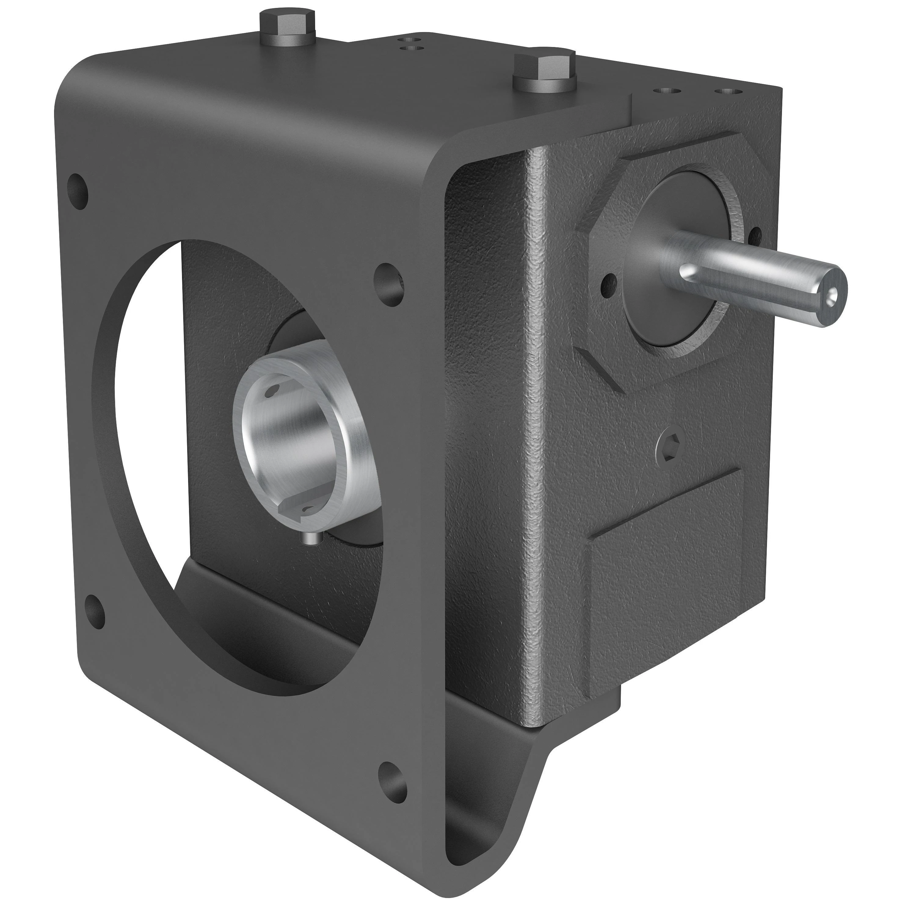 HUB CITY 0230-02449 Worm Reducer, 1.5 Hp, 1.250 Inch I.D, 0.625 Inch O.D, Cast Iron | AN8FAL