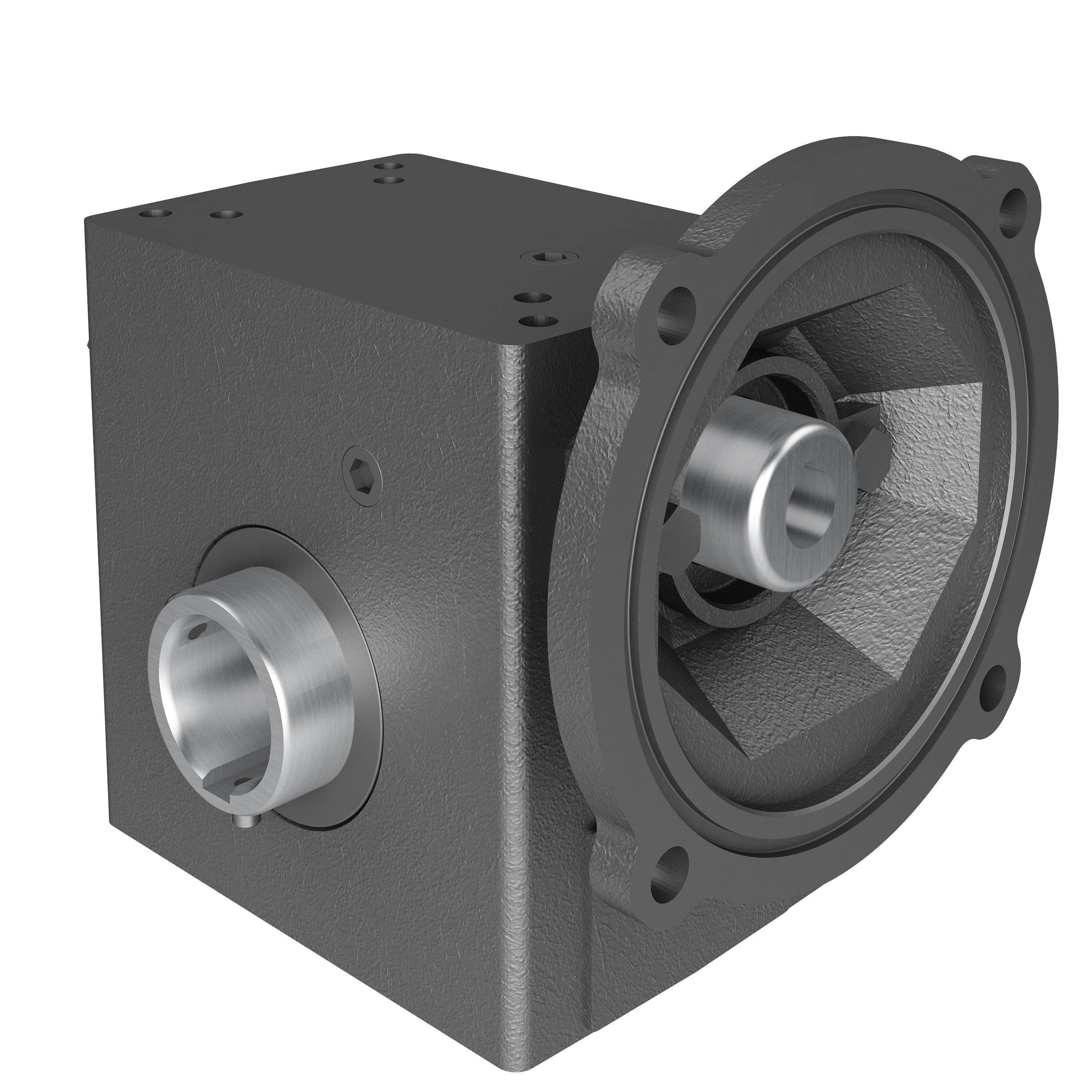 HUB CITY 0230-46620 Worm Reducer, 1 Inch O.D, 0.625 Inch I.D, 117 RPM | AY9MYA