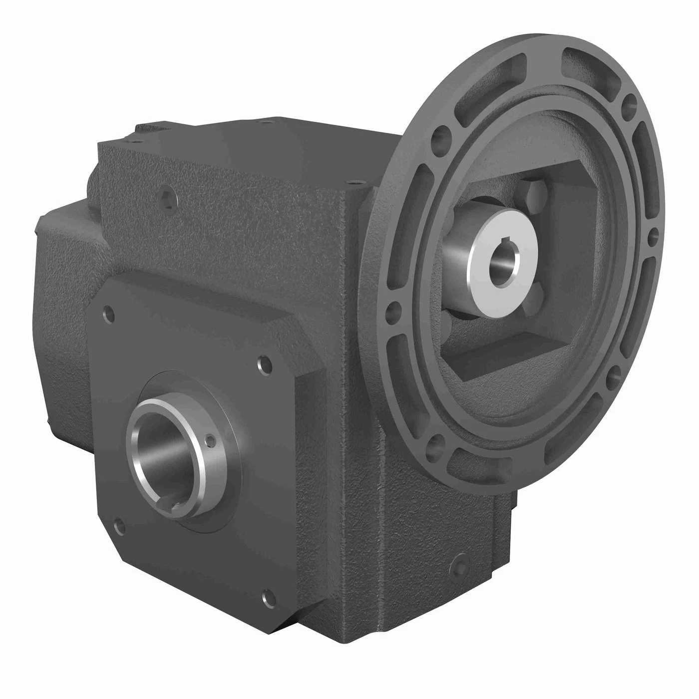 HUB CITY 0250-54046 Helical Hypoid Reducer, 2.01 HP, 0.626 Inch I.D, ES Mounting Type, Cast Iron | AM9FFA