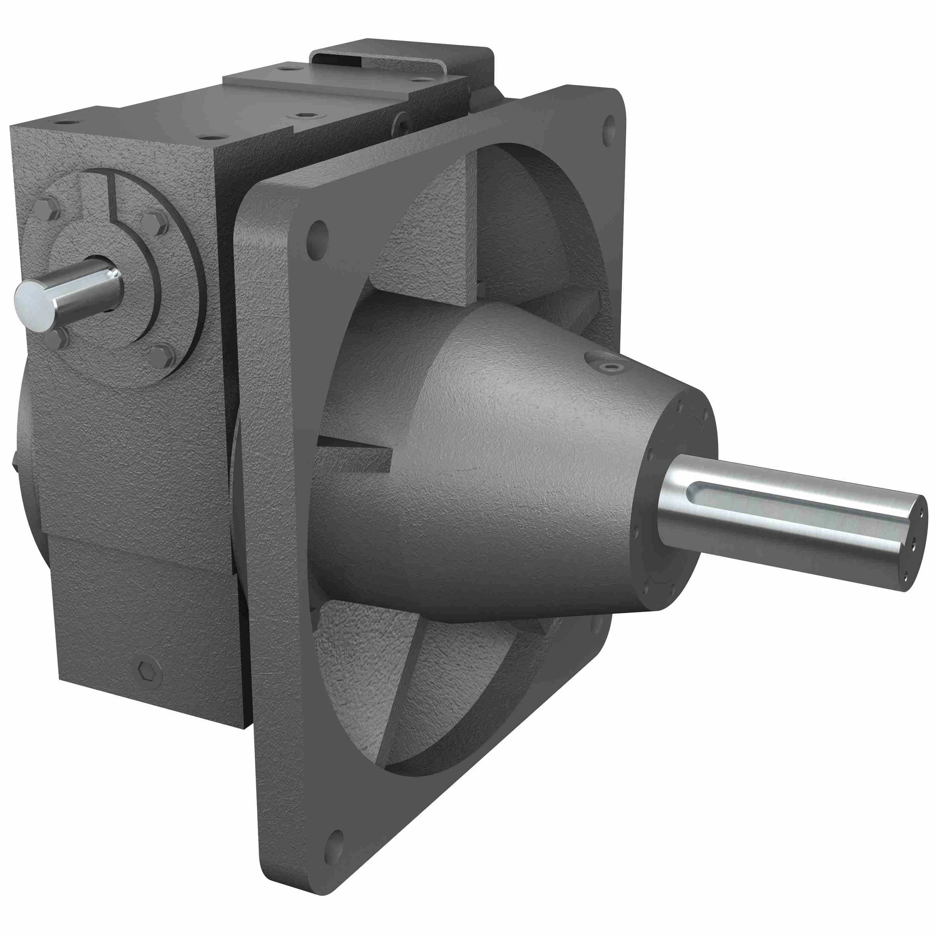 HUB CITY 0270-02546 Worm Reducer, 19.9 Hp, 1.625 Inch I.D, 2.938 Inch O.D, Cast Iron | AY7EHN