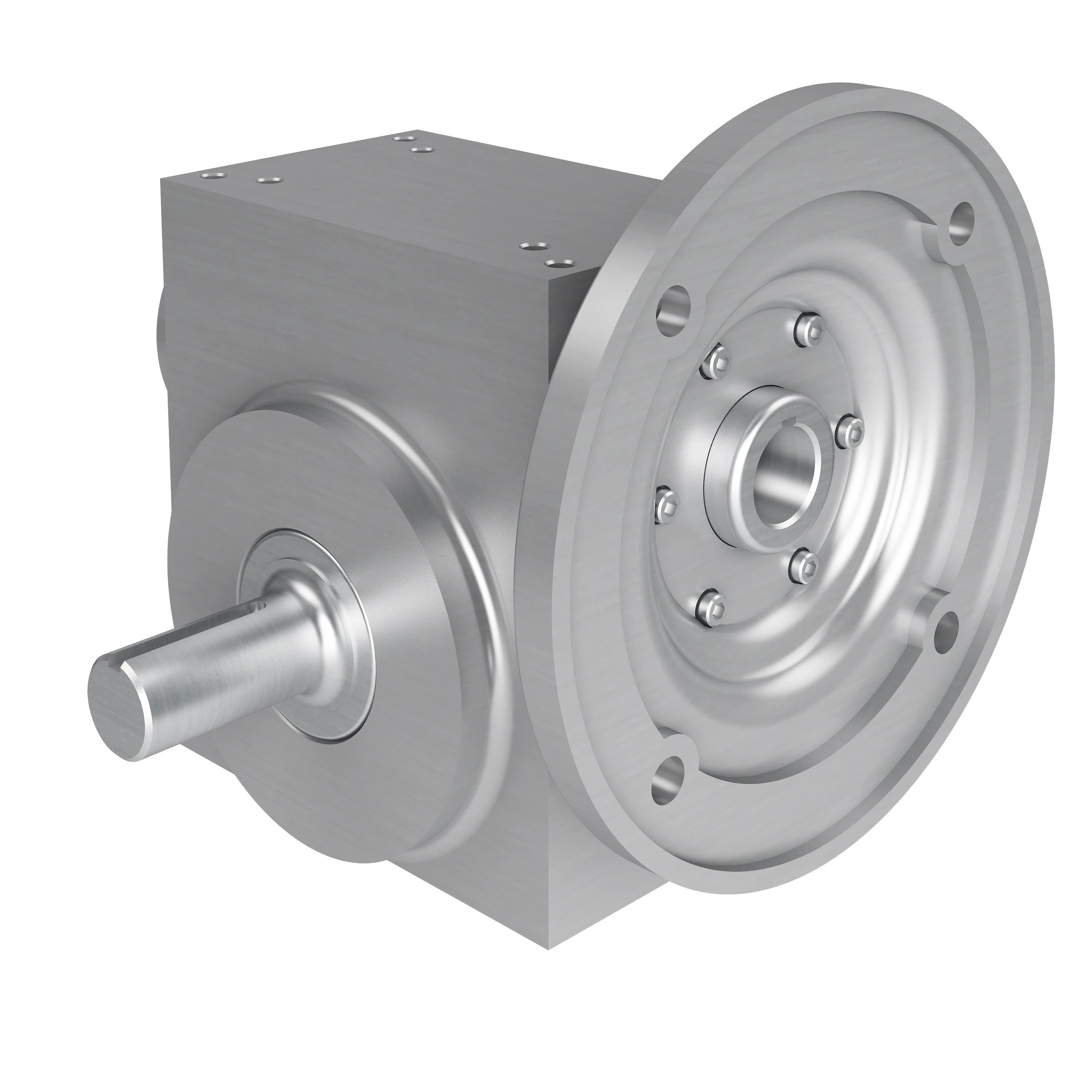 HUB CITY 0270-06687 Worm Reducer, 4.492 Hp, 1.125 Inch I.D, 1.250 Inch O.D, Stainless Steel | AY2VKY