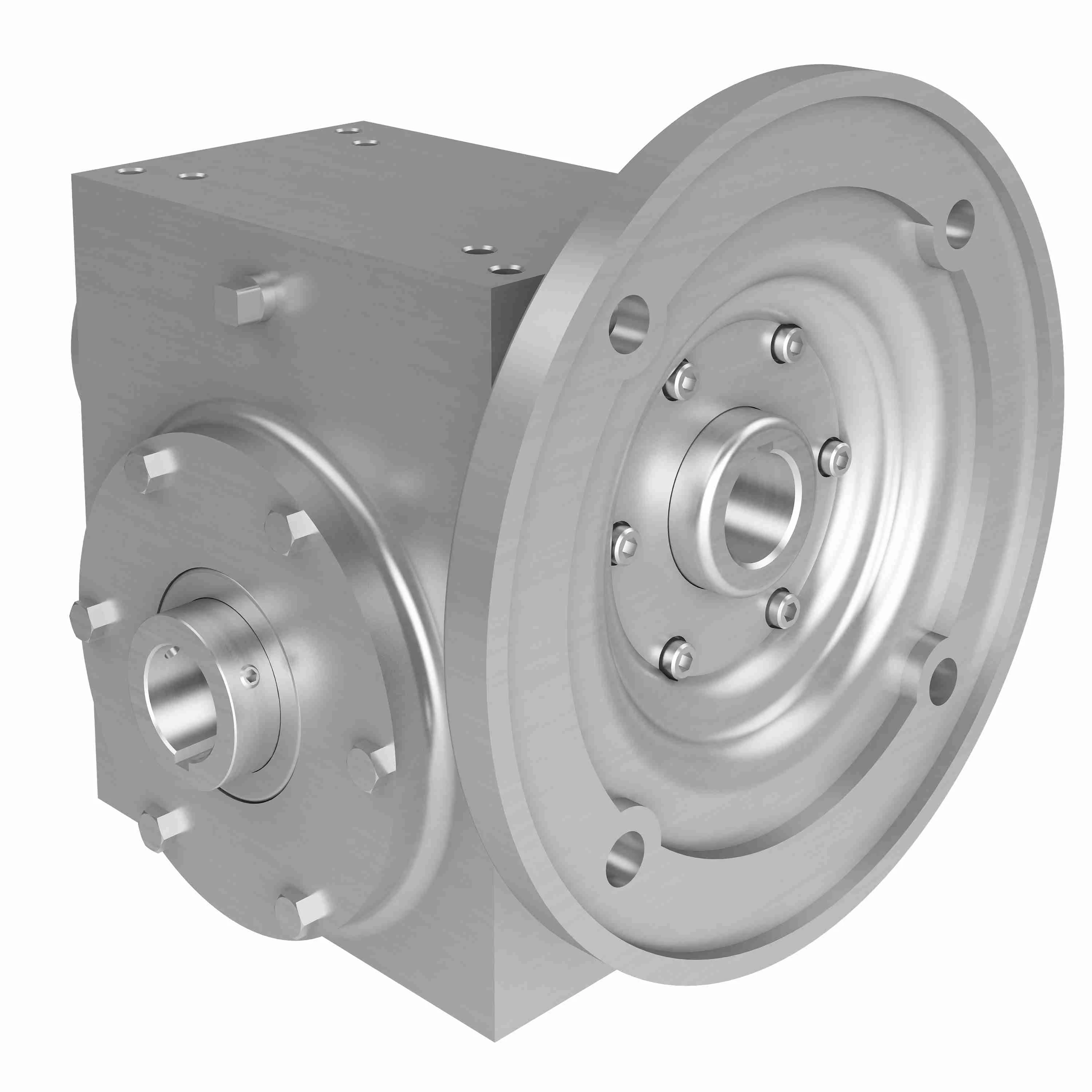 HUB CITY 0270-06914 Worm Reducer, 4.956 Hp, 1.125 Inch I.D, 1.500 Inch O.D, Stainless Steel | AX9RBE