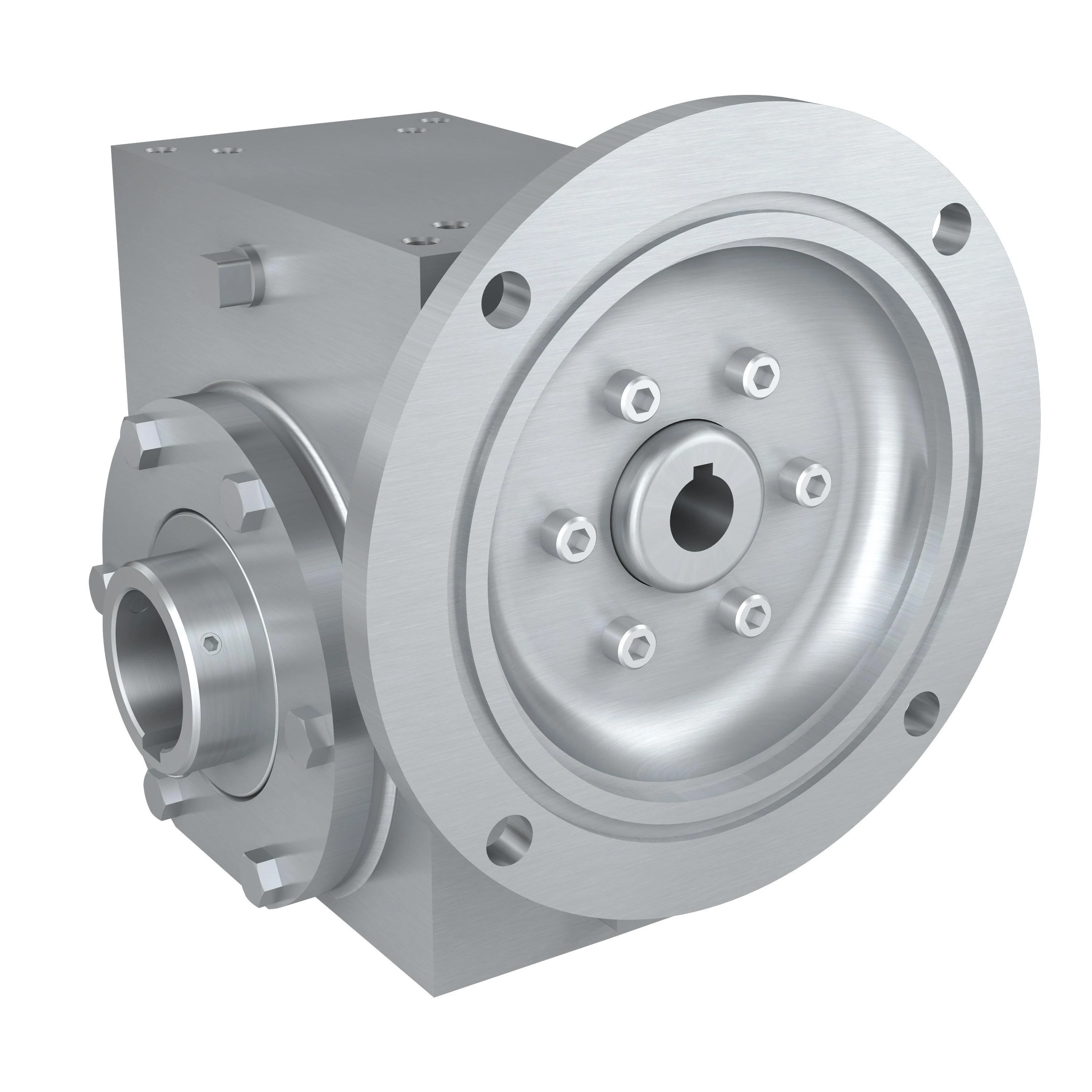 HUB CITY 0270-08360 Worm Reducer, 0.304 Hp, 1.438 Inch I.D, 0.875 Inch O.D, Stainless Steel | AY2BDA