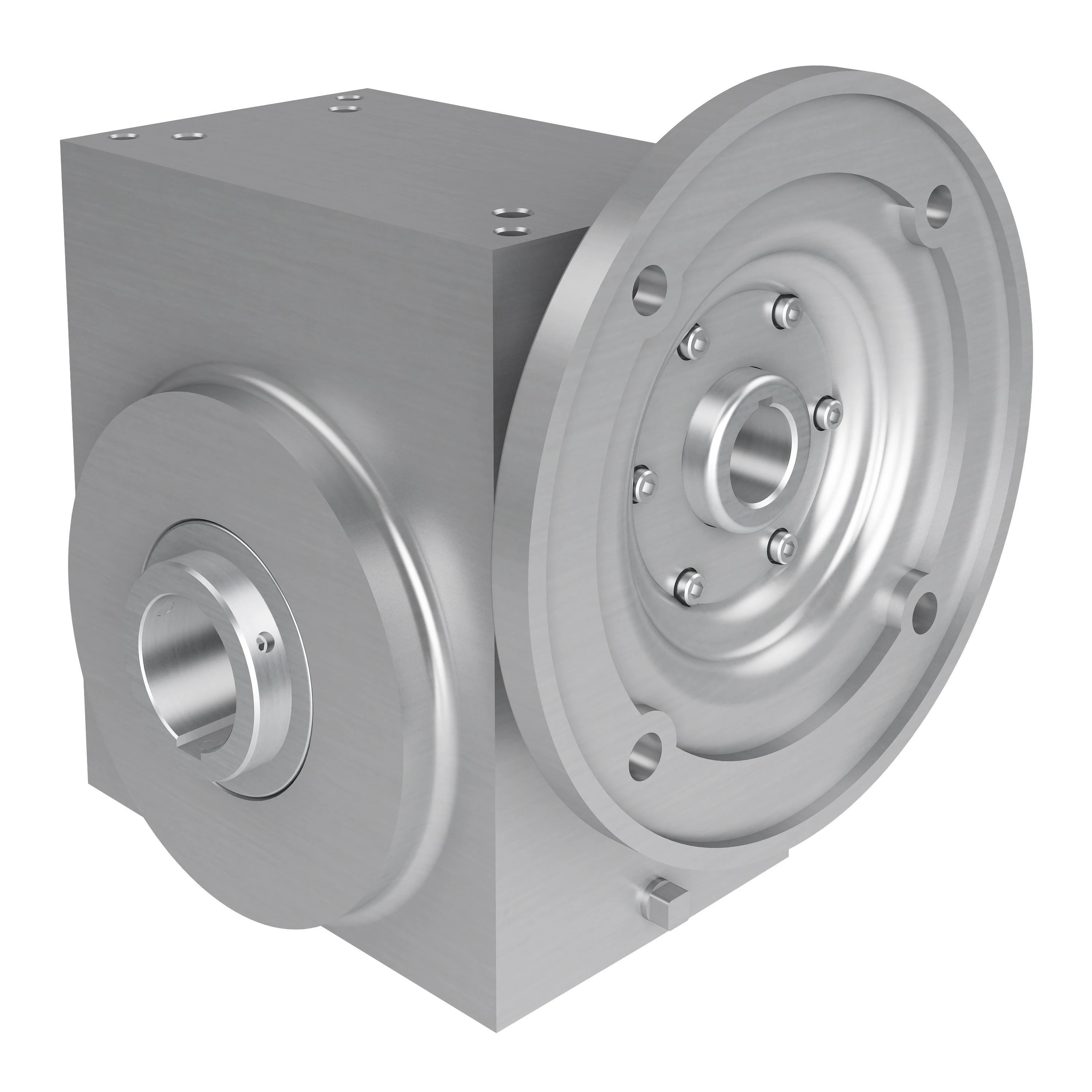 HUB CITY 0270-10103 Worm Reducer, 4.373 Hp, 1.250 Inch I.D, 1.125 Inch O.D, Stainless Steel | AY4DTB