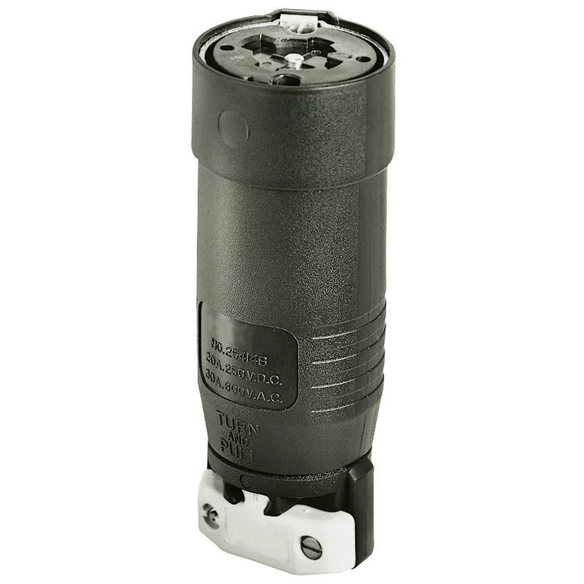 Female Connetor Body, 30A, 250V DC, 600V AC, Non-NEMA