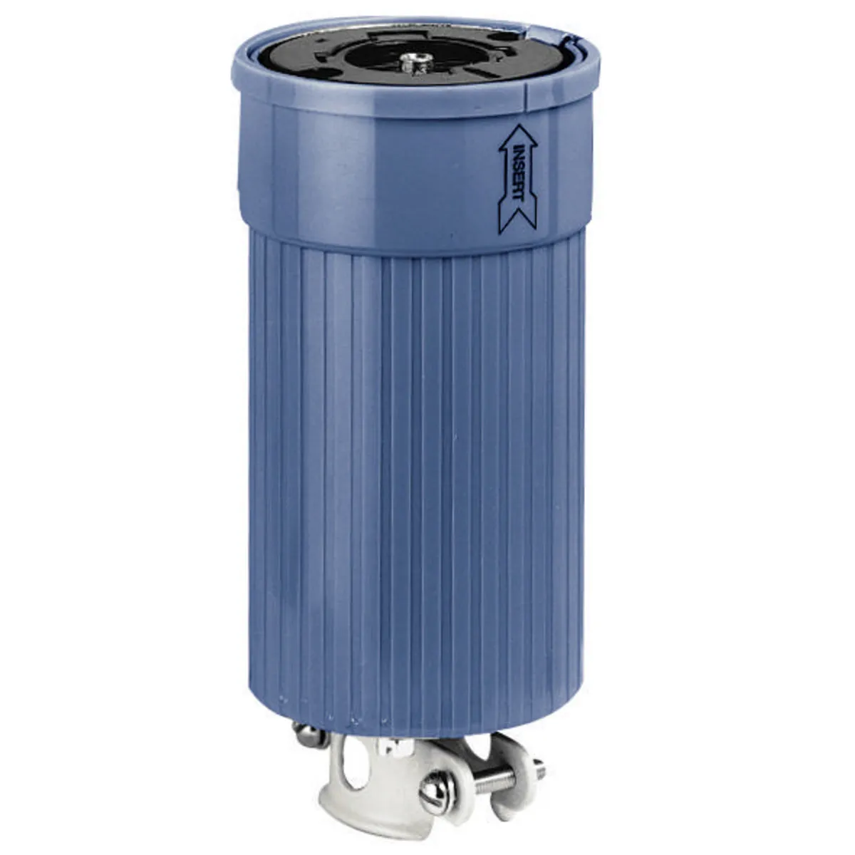 Female Connector Body, 60A, 4-Pole, 5-Wire Grounding, Screw Terminal