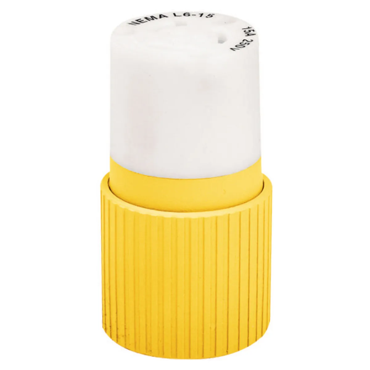 Female Connector Body, 15A, 2-Pole, 3-Wire Grounding, Screw Terminal