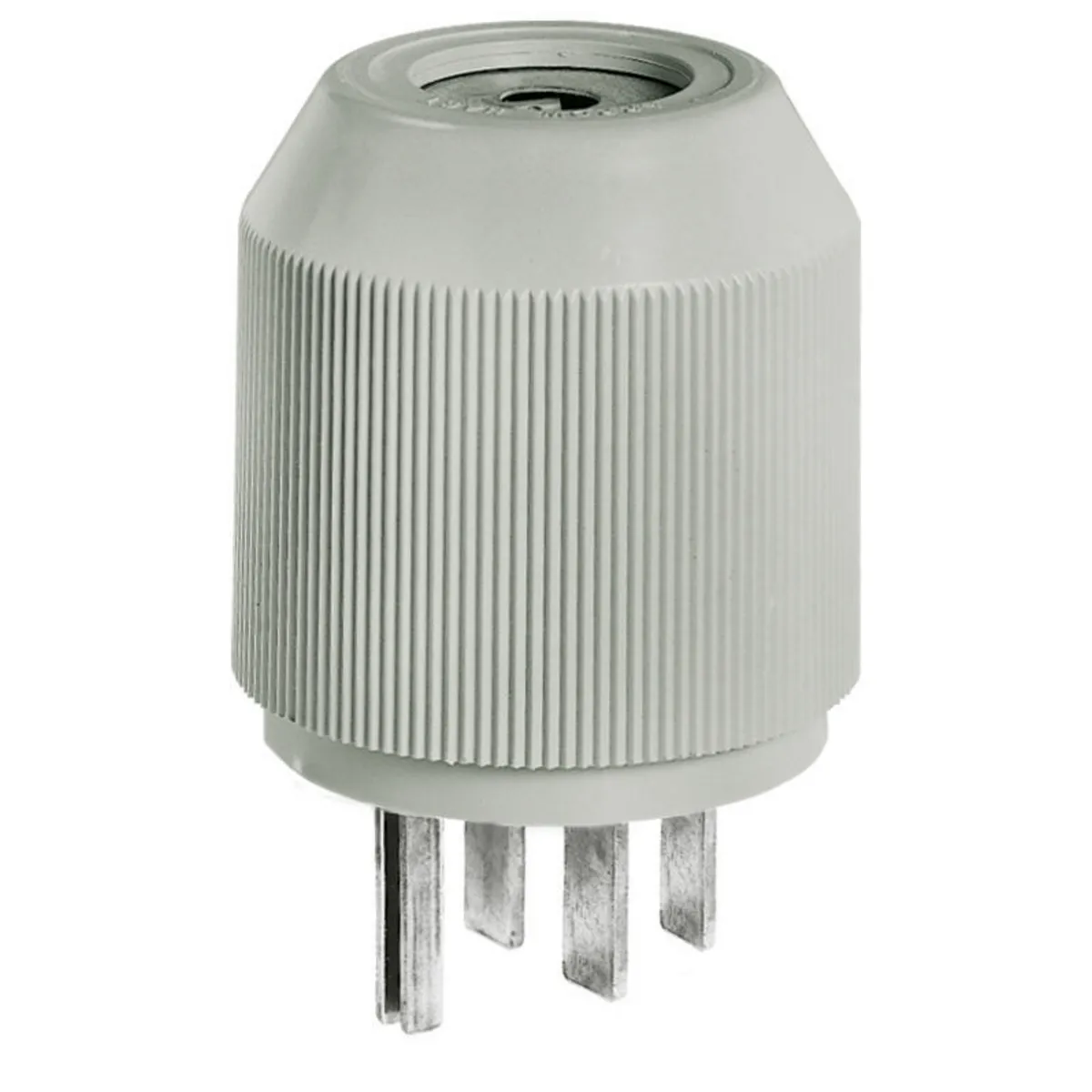 Male Plug, Straight, 3-Pole, 4- Wire Grounding