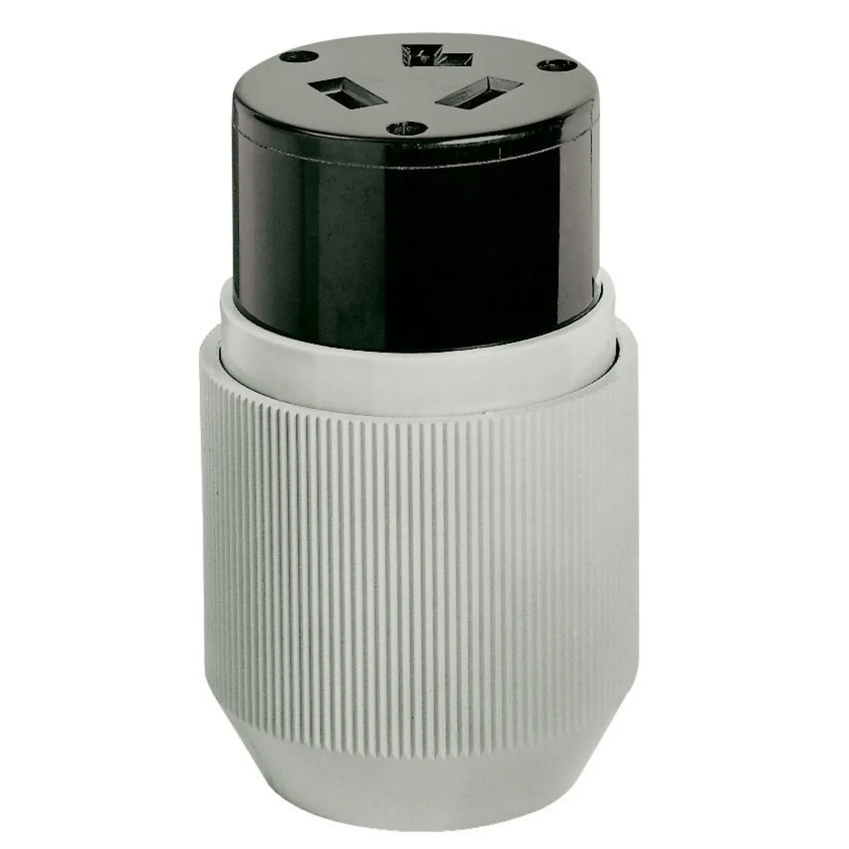 Female Connector Body, Straight, 3-Pole, 3-Wire Non Grounding