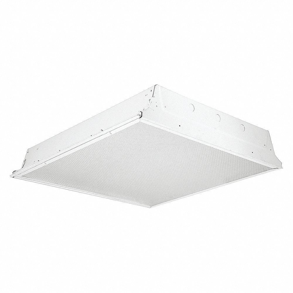 HUBBELL LIGHTING - COLUMBIA LJT22-40MLG-FSA12125-EDU Recessed Troffer, 31 W Max. Fixture Watt, 4000K, 3, 419 Lm, U-Bend T8 | CR2AWT 53XY48