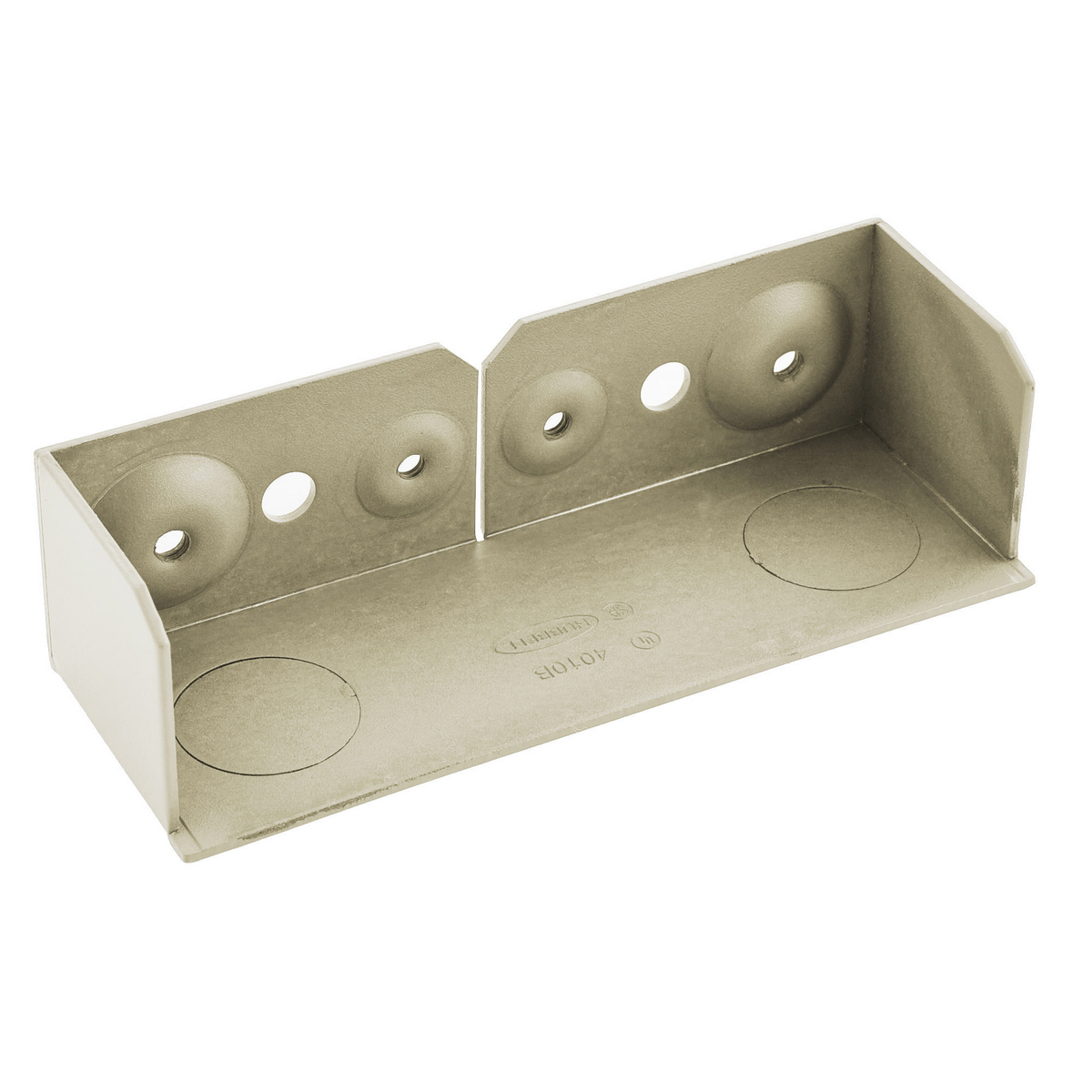 HUBBELL PREMISE WIRING HBL4710BIV Blank End, Ivory, Steel, Ends | CY6XMJ