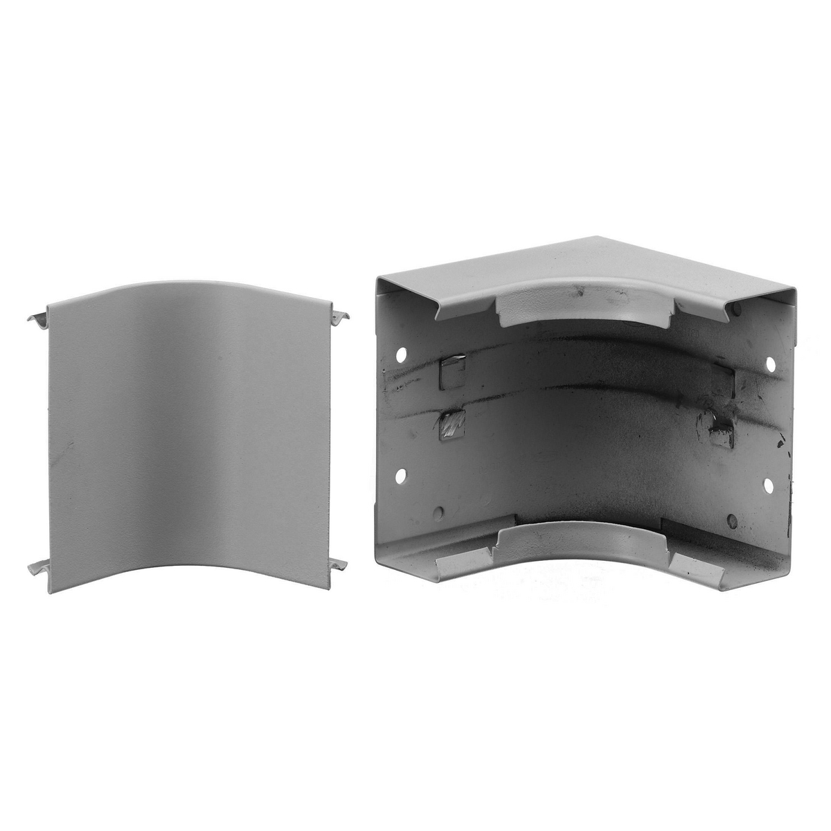 Internal Elbow, Gray, Steel, Elbows