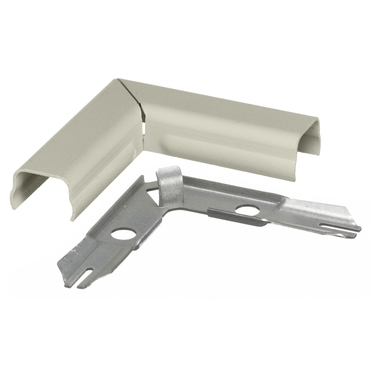 Flat Elbow, 90 deg, Ivory, Steel, Elbows