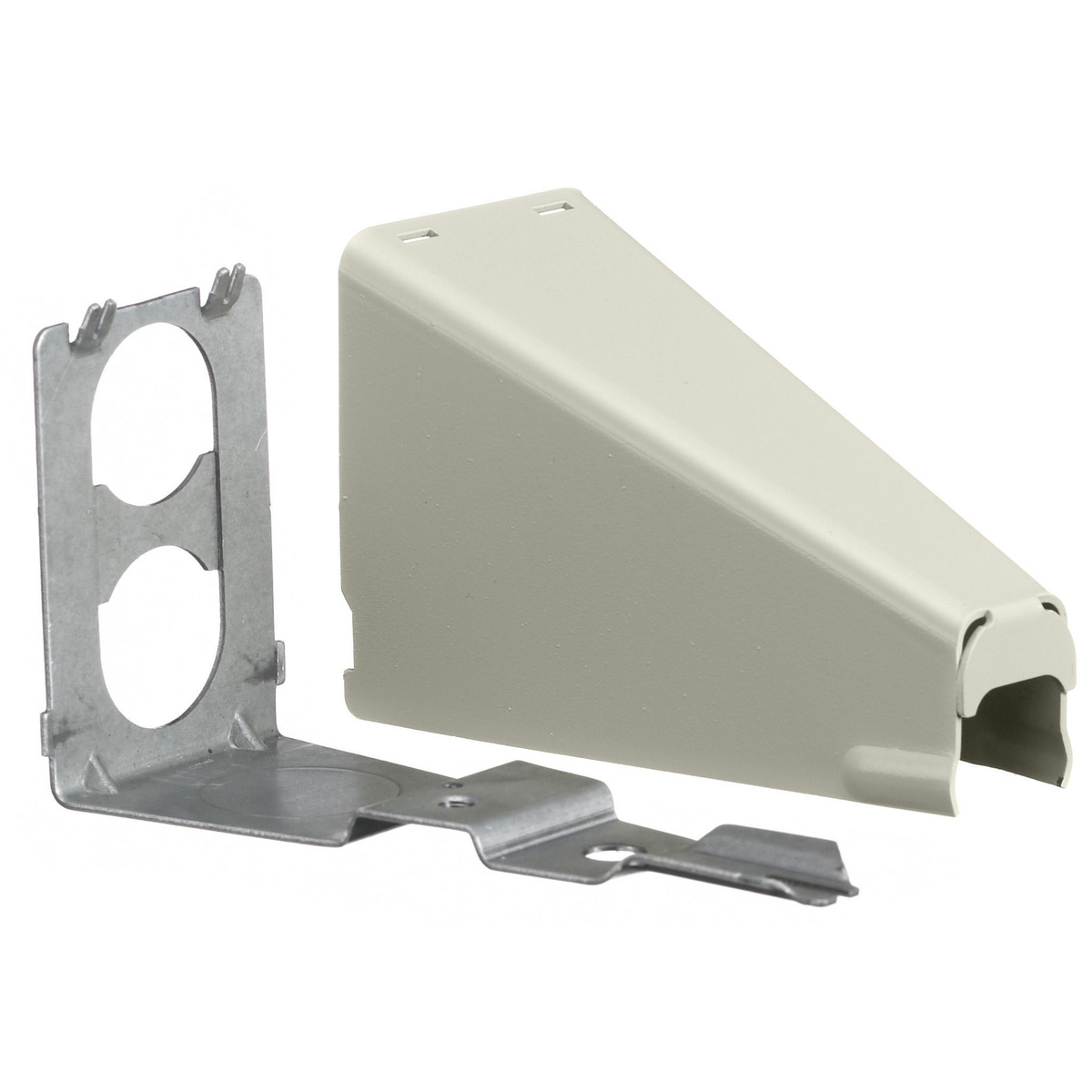 Adjustable Offset Connector, Ivory, Steel