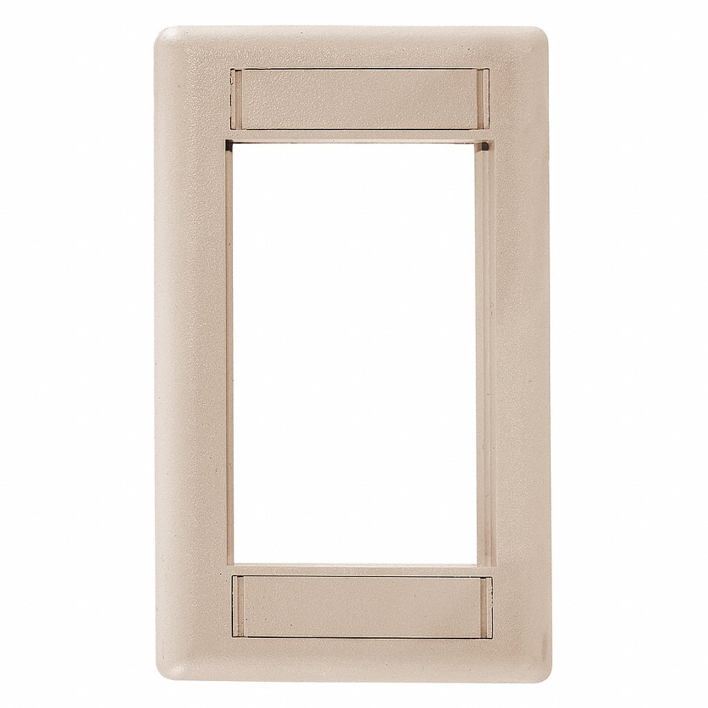 HUBBELL PREMISE WIRING IMF1AL Istation Plate Almond 3u | AF7TMU 22LX03