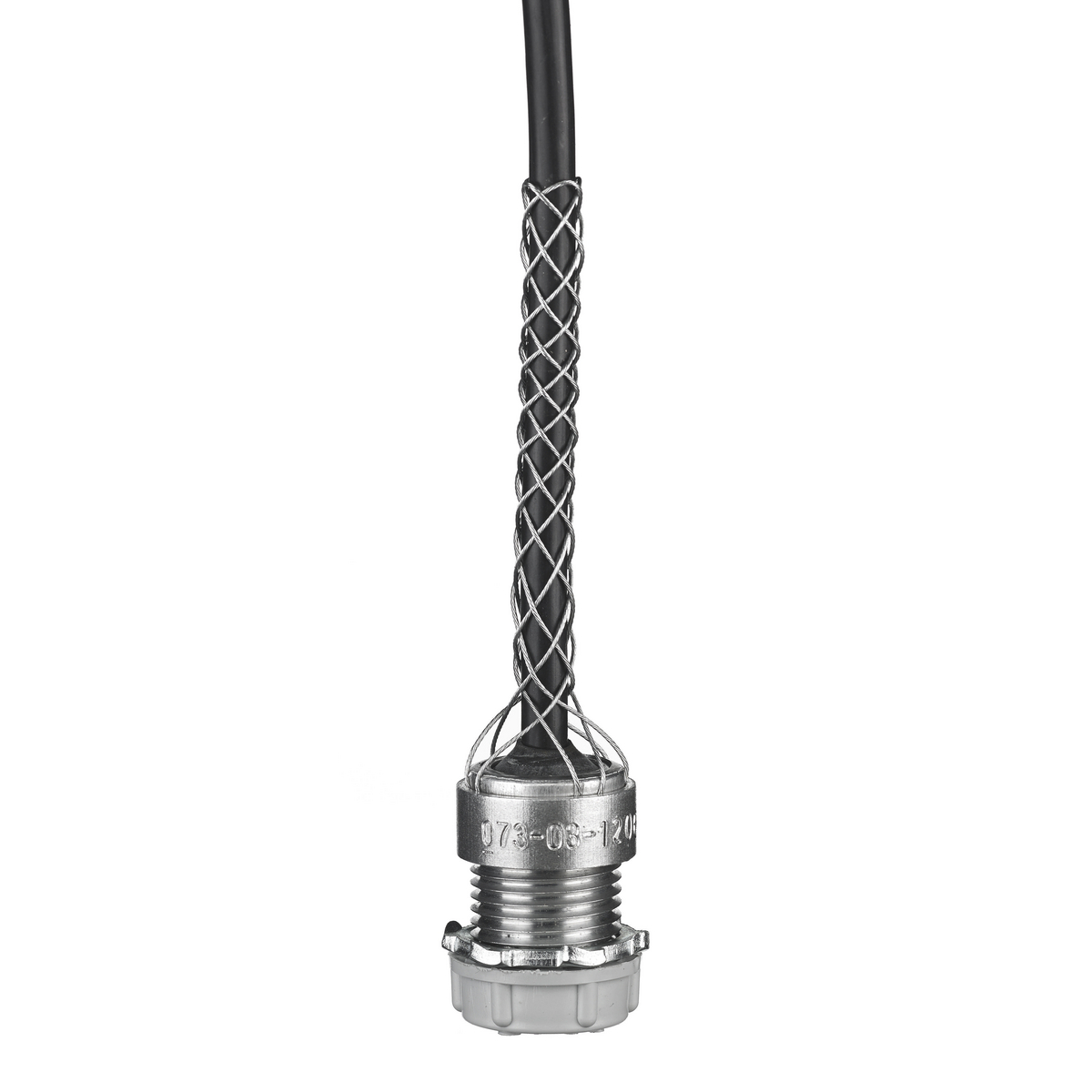 BRYANT BDSR54 Dust-Tight Strain Relief Grip, 3/4 Inch Nps Male Thread Fitting, Galvanized Steel Mesh | CV6WMH