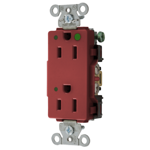 HUBBELL WIRING DEVICE-KELLEMS 2172REDL