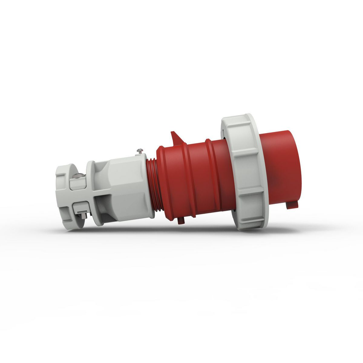 BRYANT BRY420P7W Watertight Pin And Sleeve Plug, 20A, 480 VAC, 3-Phase, 3-Pole, 4-Wire, 7 Hour, IP67 | CV6UPG