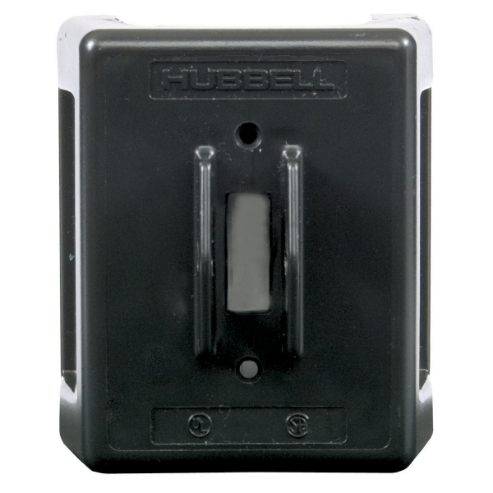 HUBBELL WIRING DEVICE-KELLEMS HBL1390 Switch Enclosure, 30 A, Black | AA9WJL 1GUD2