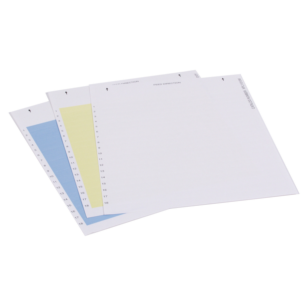 HUBBELL WIRING DEVICE-KELLEMS XPL11010W Label, 110 Index Strip, White | CE6PJM