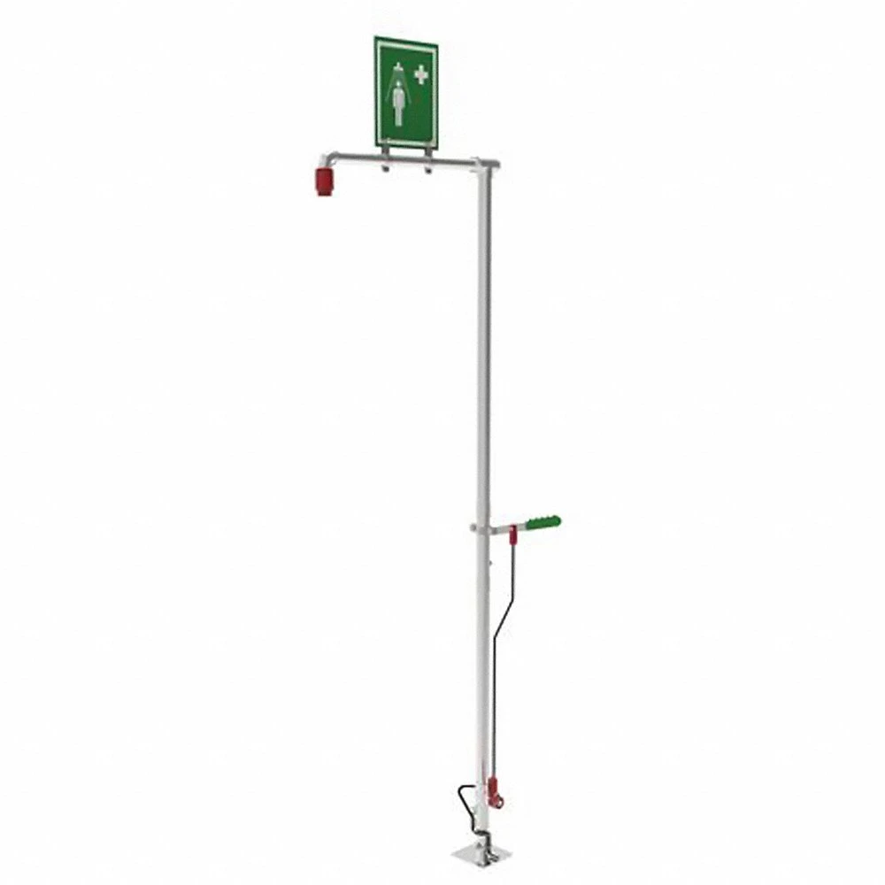 HUGHES SAFETY SD18GS Outdoor Emergency Safety Shower, Floor Mounted | CE7PWQ 30202