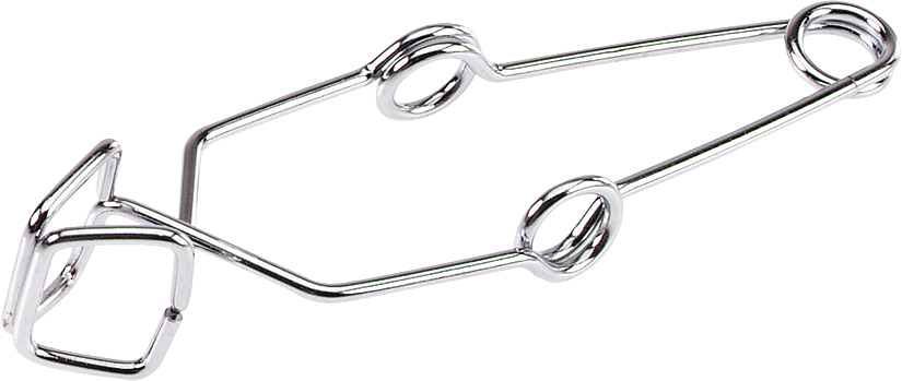 HUMBOLDT H-8590 Test Tube, Stoddard With finger grips, rectangular jaw, 1 Inch Jaw, 5 Inch Length | CL6NVA