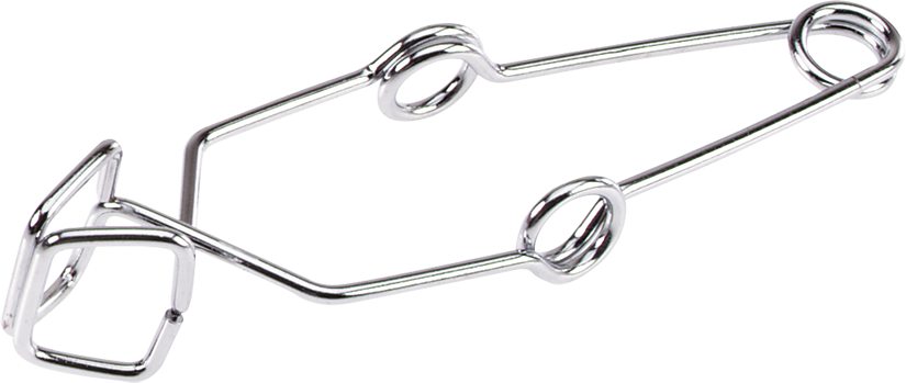 HUMBOLDT H-8595 Test Tube, Stoddard With finger grips, rectagnular jaw, 1-1/4 Inch Jaw, 6 Inch Length | CL6NVB