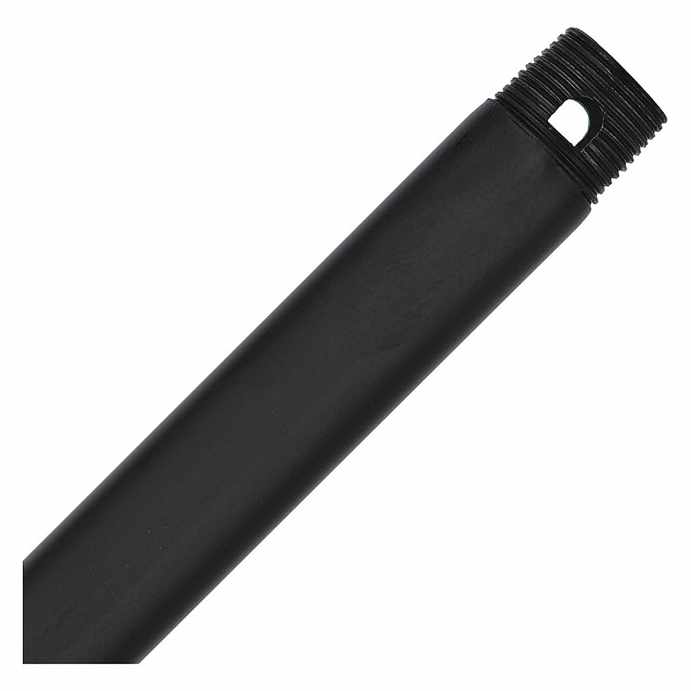 Extension Downrod, 36 Inch Size, Black