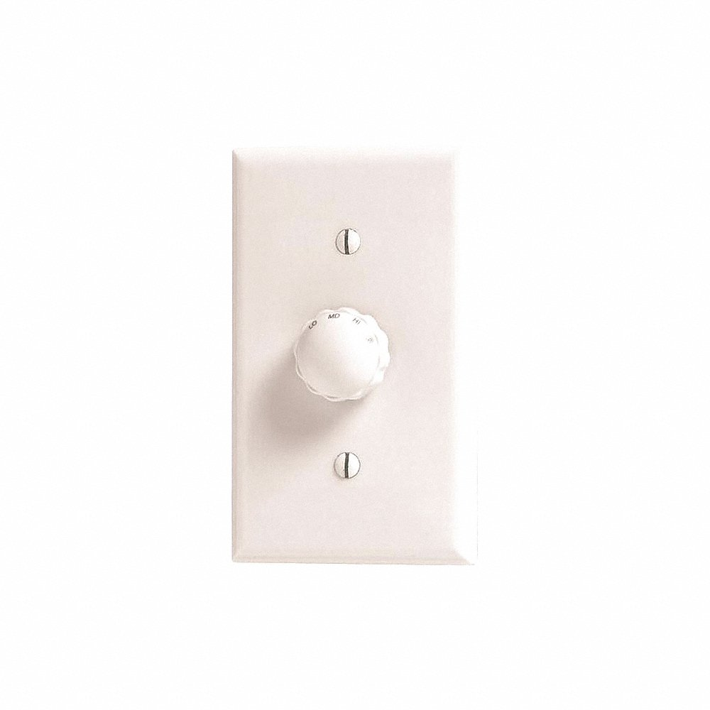 Fan Control Switch, 5 Inch Lg, Hunter Ceiling Fans, Plastic, Knob Switch, 120V AC