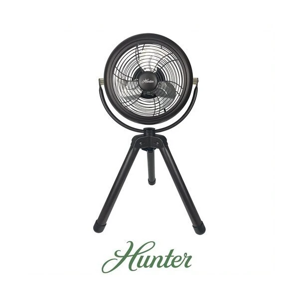 HUNTER 90626-ORB 8 Metal Tripod Fan, Oilrubbed Bronze Finish with Aluminum Blades | CY7TTE