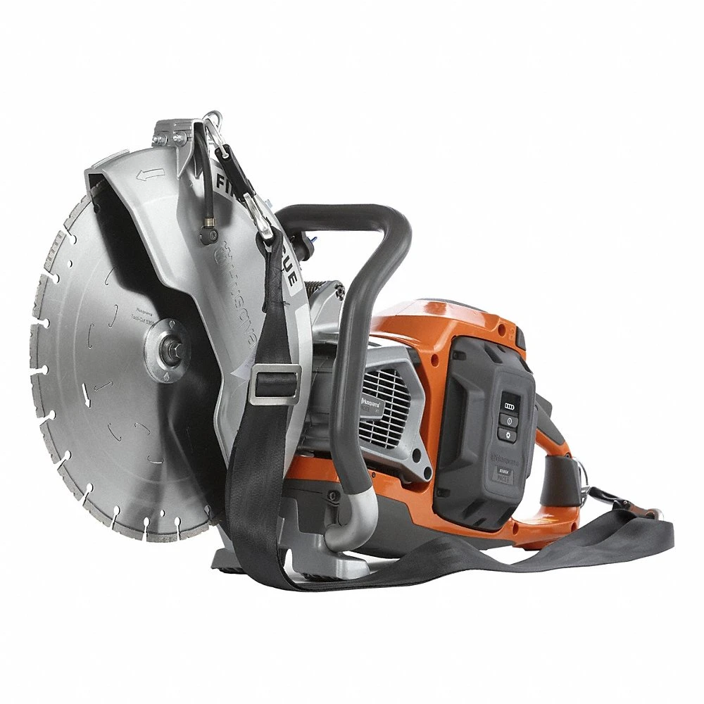 Battery Powered Cutter, 12 Inch Blade Dia, Wet/Dry, 4 37/50 Inch Max Cutting Dp