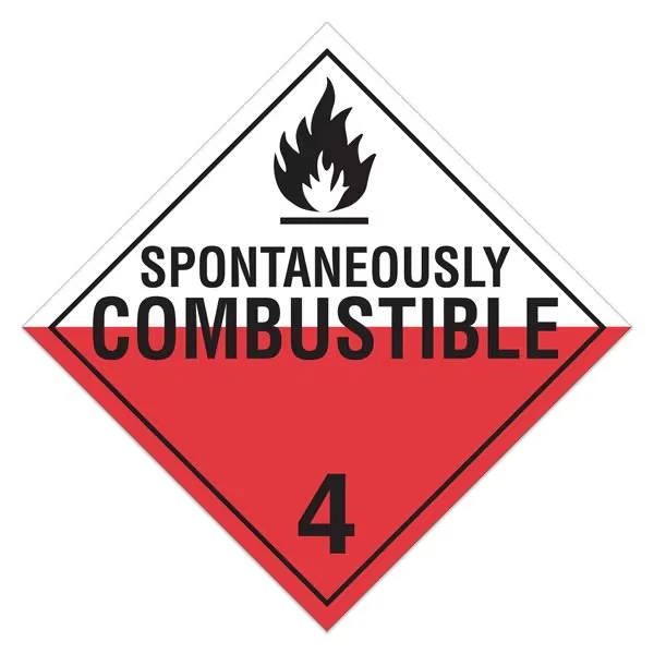 Placards, Class 62 UN Placard SS, 100PK