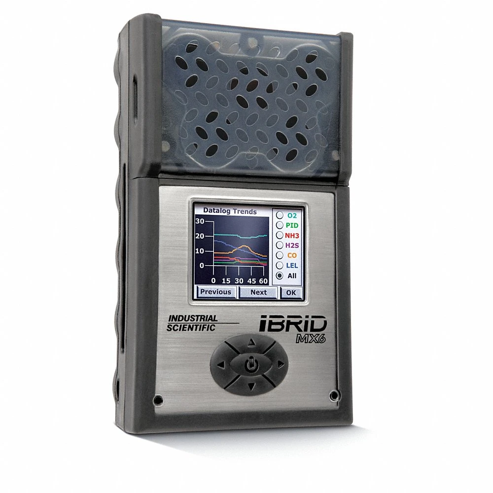 Multi-Gas Detector, IP64, MX6 iBrid, Lithium Ion, LCD