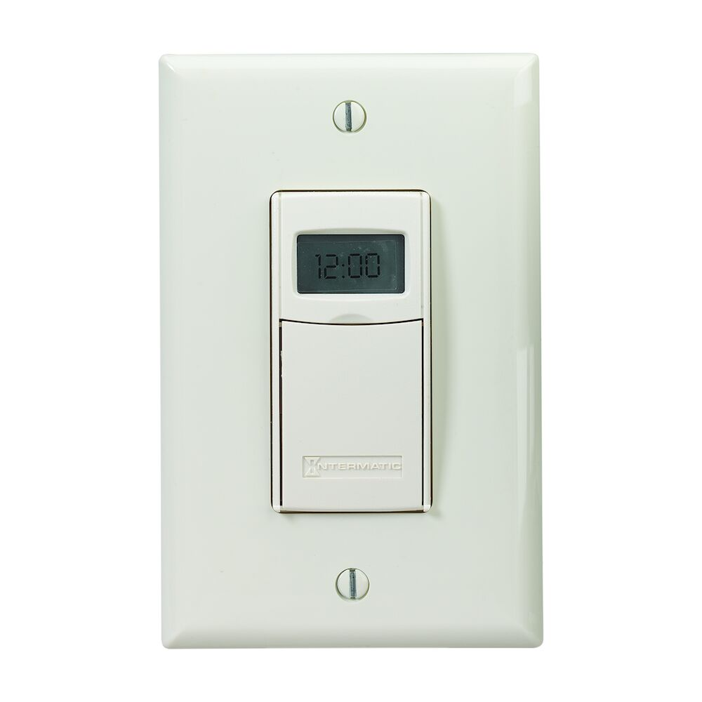 INTERMATIC EI400LAC Timer Electronic Wall Switch 120-277V 20A Light Almond | AE2GUT 4XGV6
