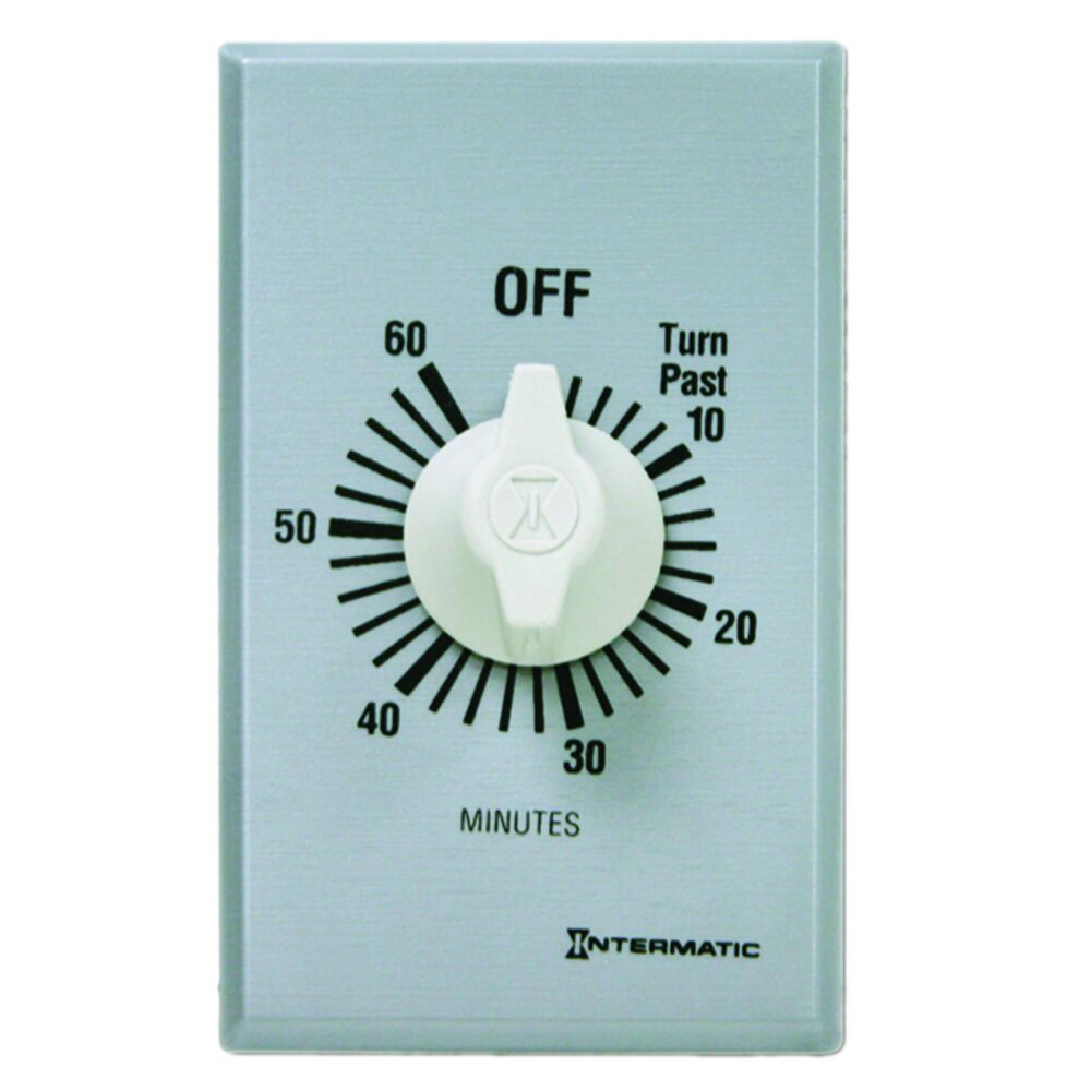 INTERMATIC FF360M Timer Spring Wound 60 Min SPDT Silver | AC9DYD 3FXA9