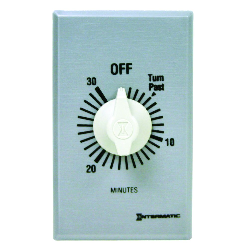 INTERMATIC FF430M Timer Spring Wound 30 Min DPST Silver | AC9DYC 3FXA8