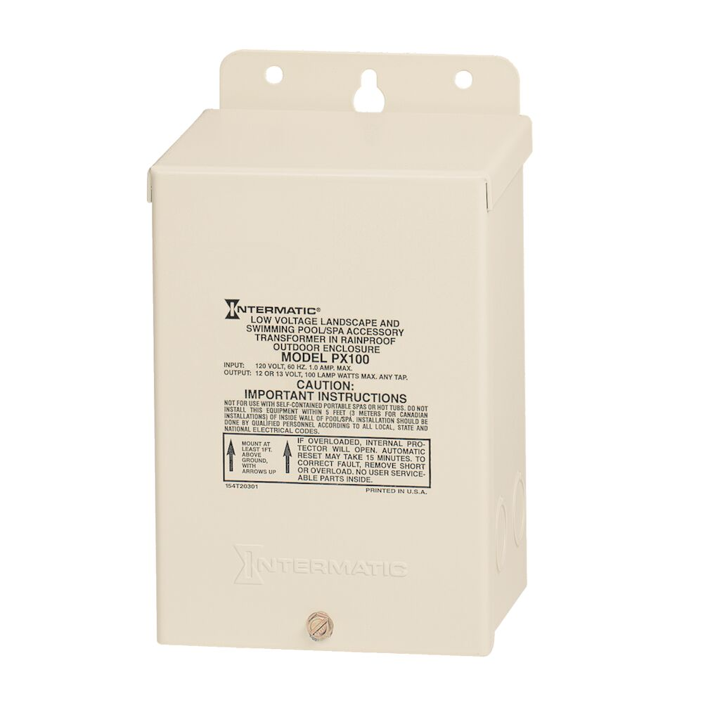 INTERMATIC PX100 Enclosed Transformer In120v Out12v 100va | AA4ZDA 13K520