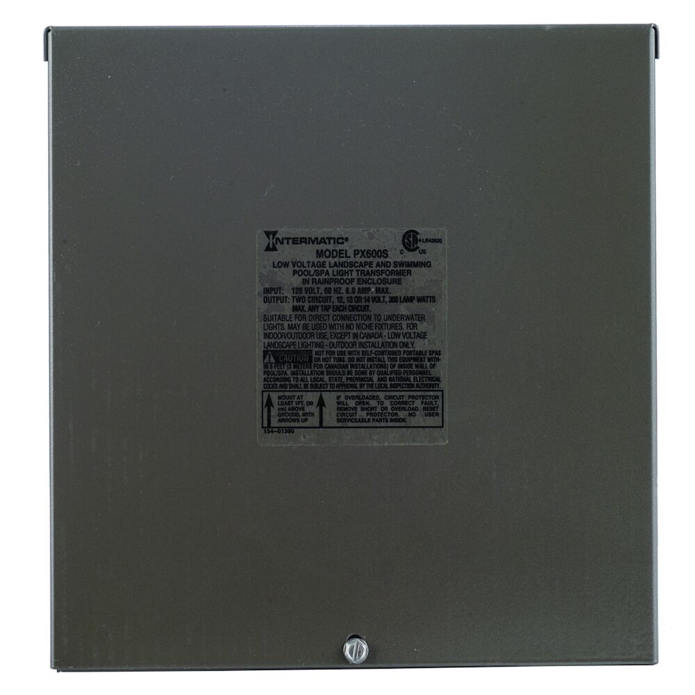 INTERMATIC PX600S Enclosed Transformer In120v Out12v 600va | AA4ZDF 13K525