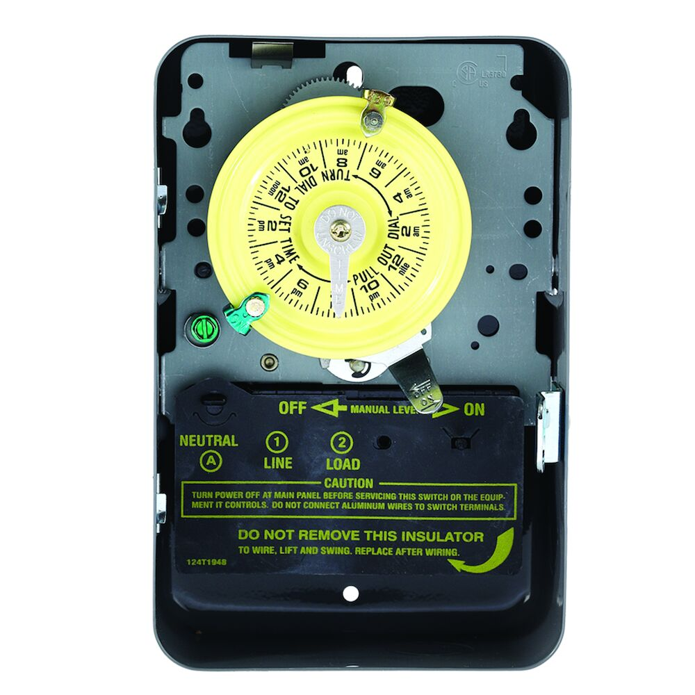 INTERMATIC T102 Timer 24hr Spst 208-277v 40a Nema1 | AE2GVA 4XGW7