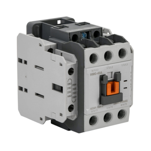IRON HORSE HMC-40A30-22-BS Iec Contactor, 40A, 3 N.O. Power Poles, 2 N.O./2 N.C. Auxiliary Contacts | CV7QNX