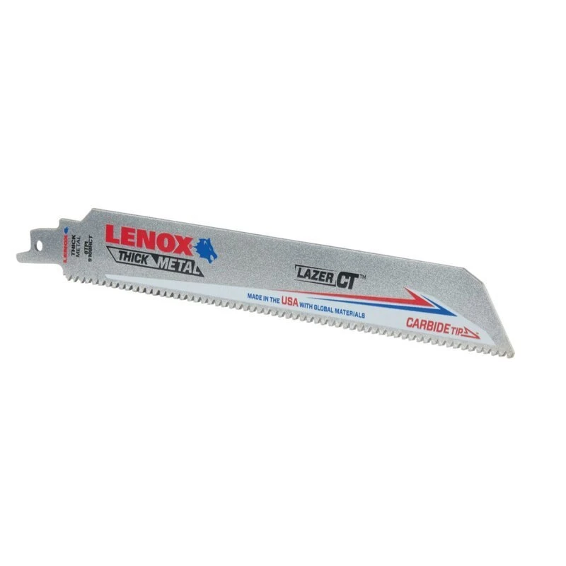 Lenox Lazer CT 9 Inch Carbide Tipped Reciprocating Saw Blade 8 TPI 1 pc