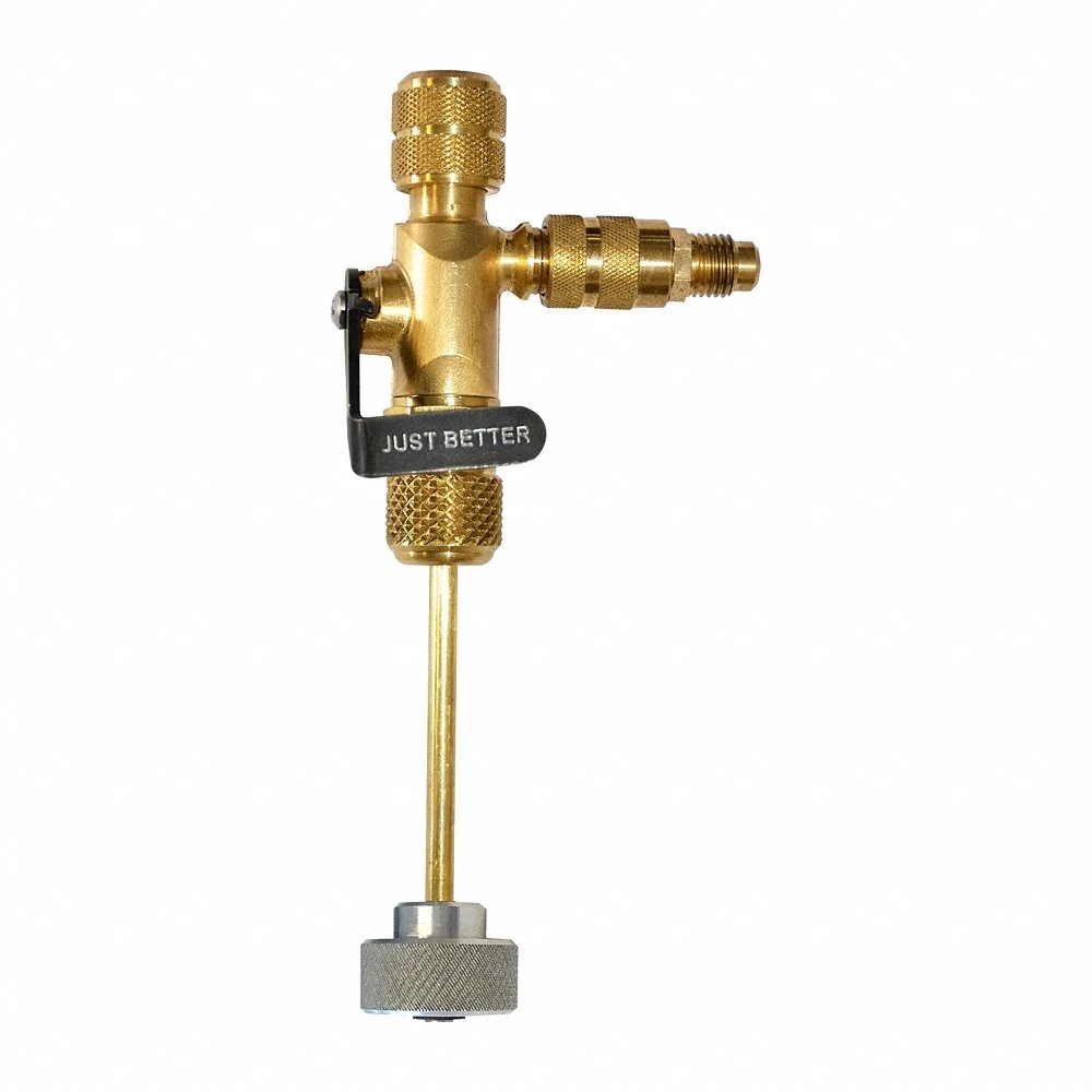 Valve Core Remover, 3 1/4 Inch Length, Brass, 5/16 Inch Male SAE, 1/4 Inch Male SAE
