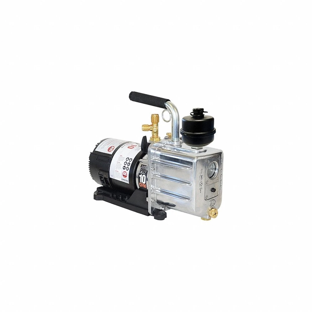 Vacuum Pump, 10 cfm, 15 micron Ultimate Vacuum, 120V AC, A2L Compatible, Male, Flare