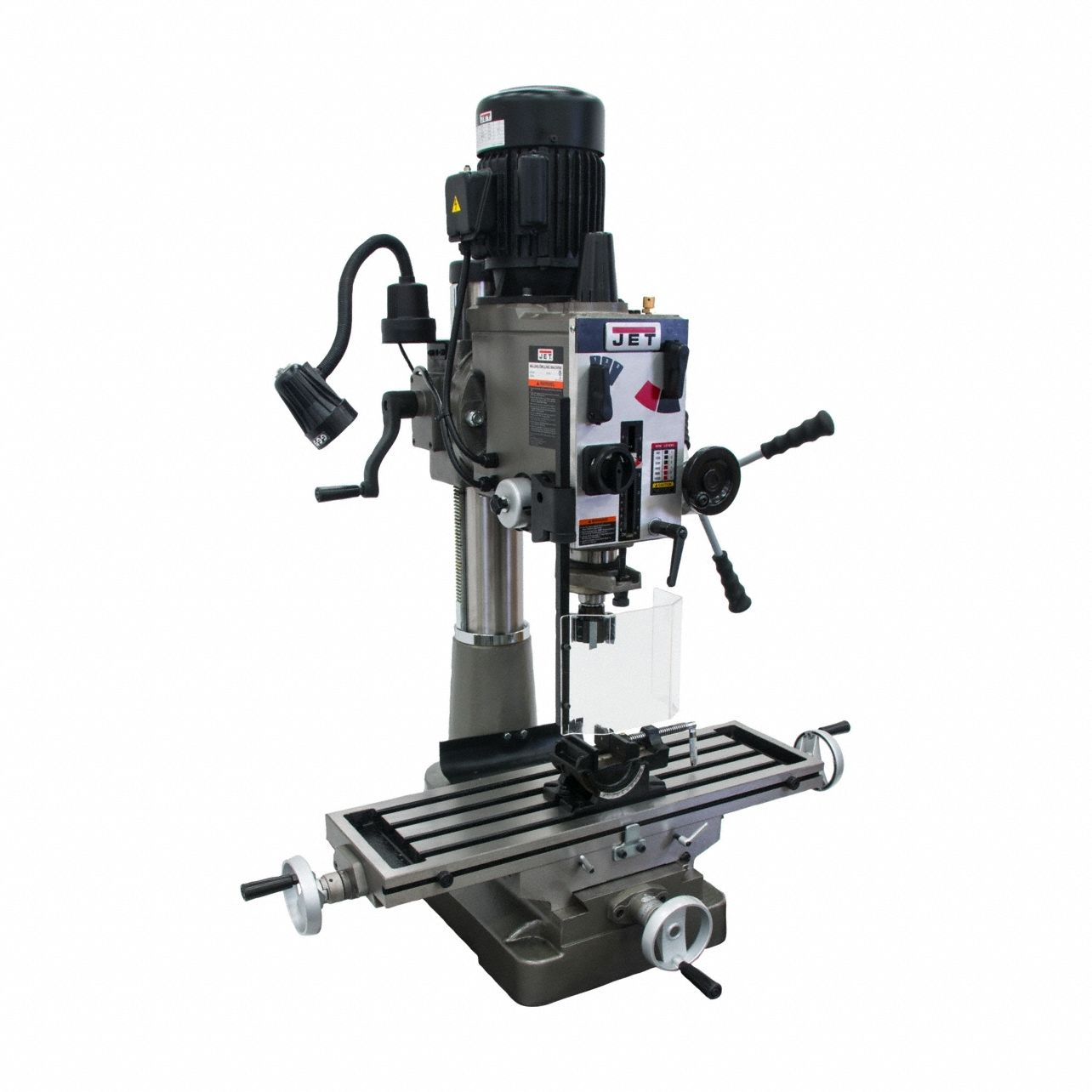 JET TOOLS JMD-40GH Mill Drill Machine, R8, 21 7/8 Inch Size Swing, 1 Phase, 10 1/2 Inch Size Table Surface Ht | CR4ZXJ 446M33