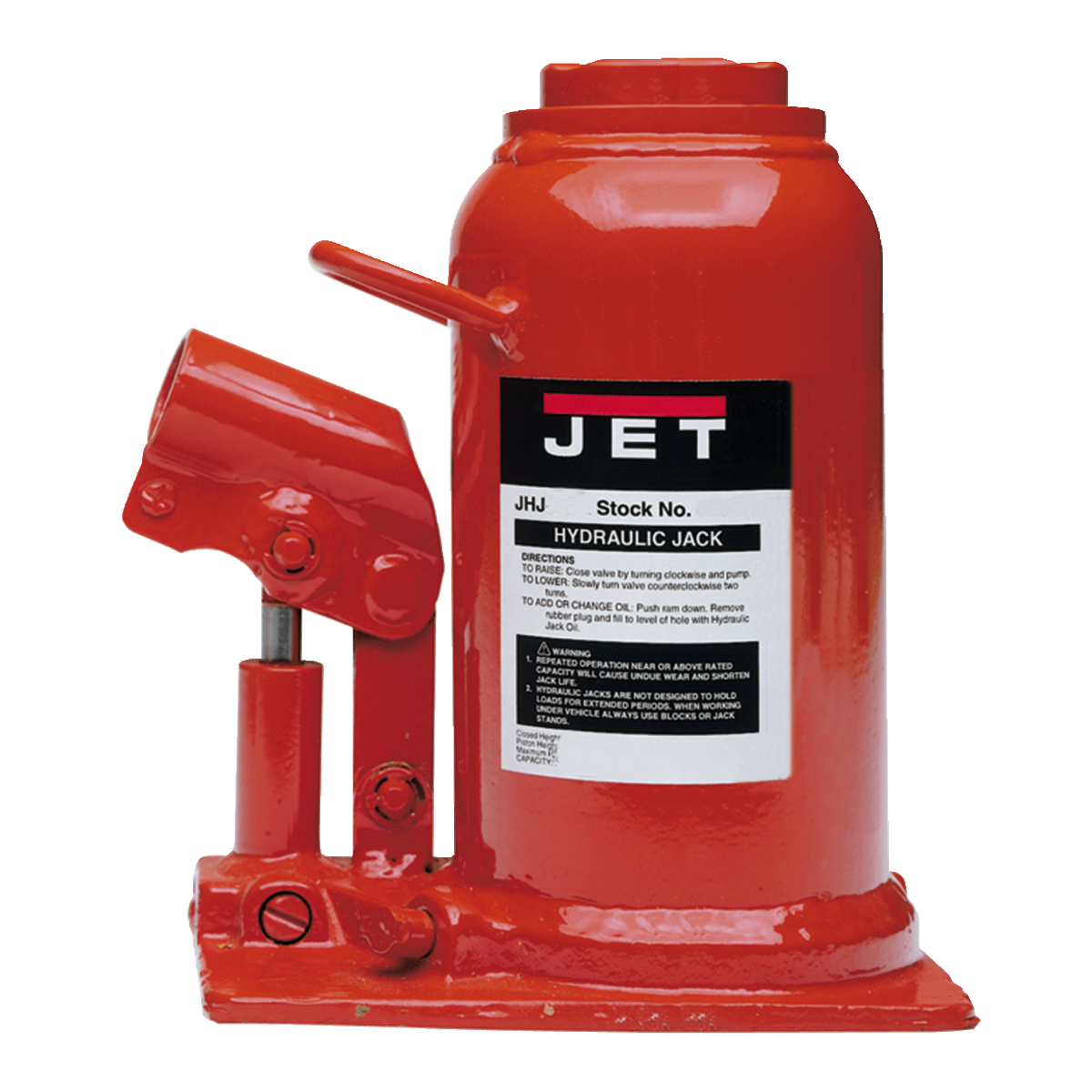 Hydraulic Bottle Jack, 12-1/2 Ton Capacity, Low Profile, 2 Pieces